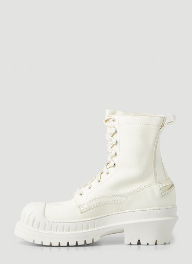 Acne Studios Lug Sole Ankle Boots White acn0246053