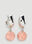 Marc Jacobs Cleo Small Hoop Earrings Black mcj0247027