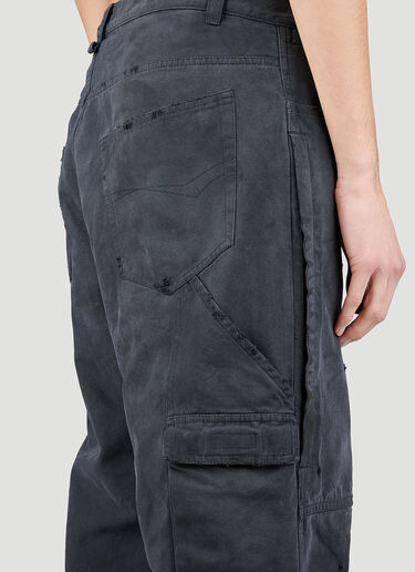 Balenciaga Cropped Skater Pants Black bal0153007