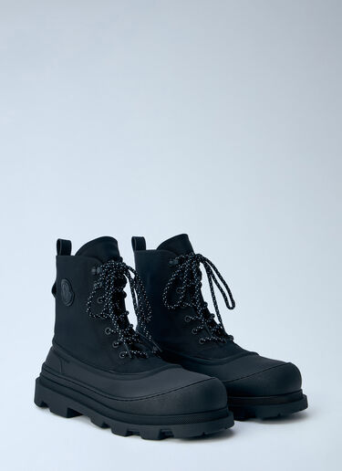 LN-CC® - Moncler: Vera Sheal Ankle Boots - Black Moncler Vera Sheal Ankle Boots Black mon0165002