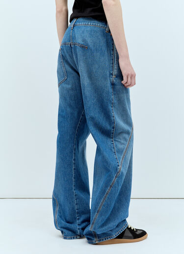 JW Anderson Twisted Workwear Jeans Blue jwa0255008