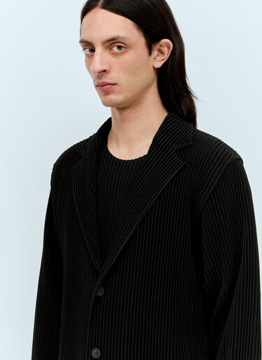 Homme Plissé Issey Miyake Pleated Blazer Black hmp0156001