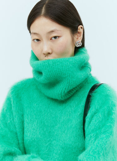 GG マーモント シングルクリスタルイヤリング Gucci GG マーモント シングルクリスタルイヤリング シルバー guc0254037