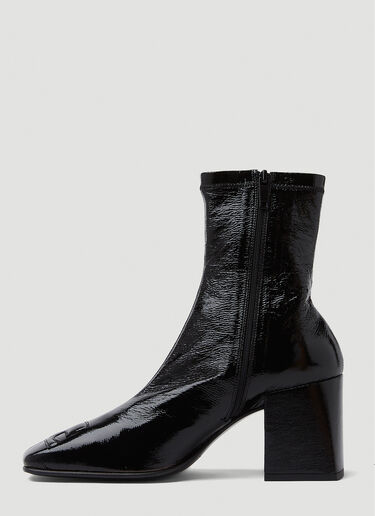 Vinyl Ankle Boots Courrèges Vinyl Ankle Boots Black cou0249032