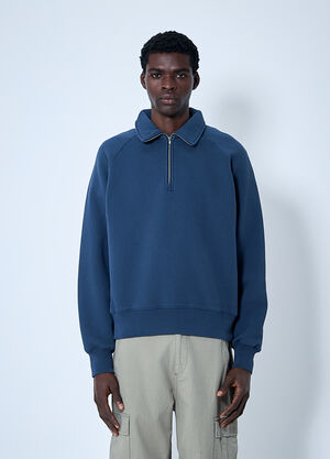 Stüssy Stand Collar Sweatshirt Blue sts0160014