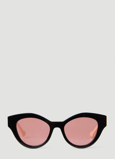 Gucci Two-Tone Cat Eye Sunglasses Black guc0245250