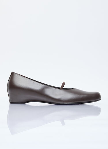 The Row Marion Ballerina Shoes Brown row0255010