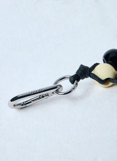 Lemaire Beaded Keyring Black lem0360001