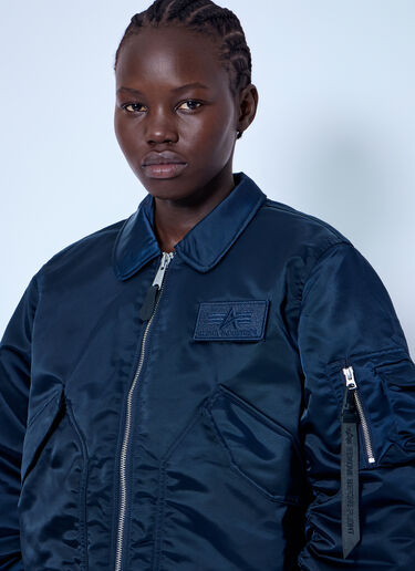 LN-CC® - Alpha Industries: CWU-45/P Base UV Loose Bomber Jacket - Blue Alpha Industries CWU-45/P Base UV Loose Bomber Jacket Blue alp0366007