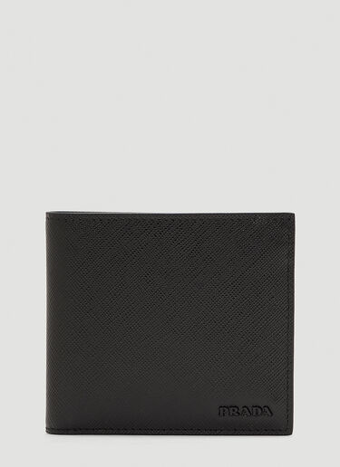 Prada Saffiano Leather Wallet Black pra0143046
