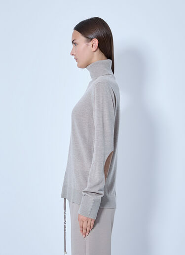LN-CC® - Max Mara: Turtleneck Fine Knit Sweater - Beige Max Mara Turtleneck Fine Knit Sweater Beige max0266106