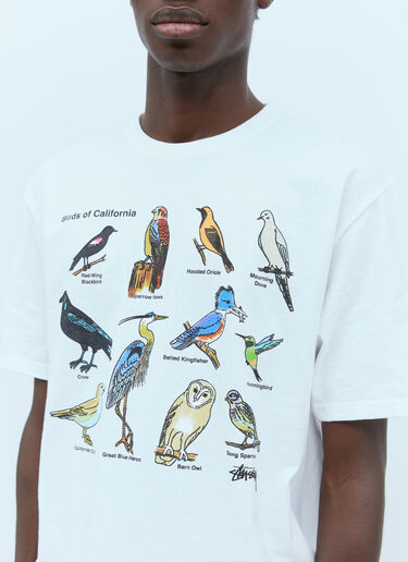 Stüssy California Birds T-Shirt White sts0152073