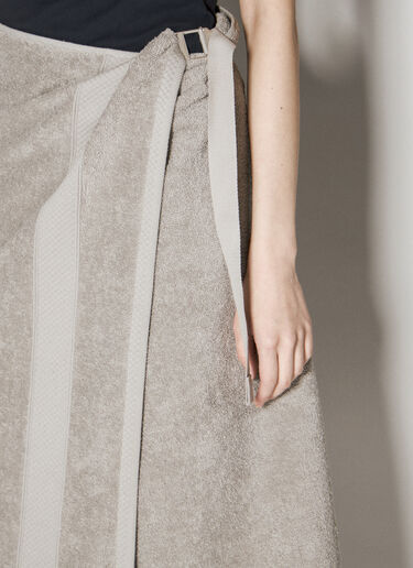 Balenciaga 毛巾布半身裙 米色 bal0255012