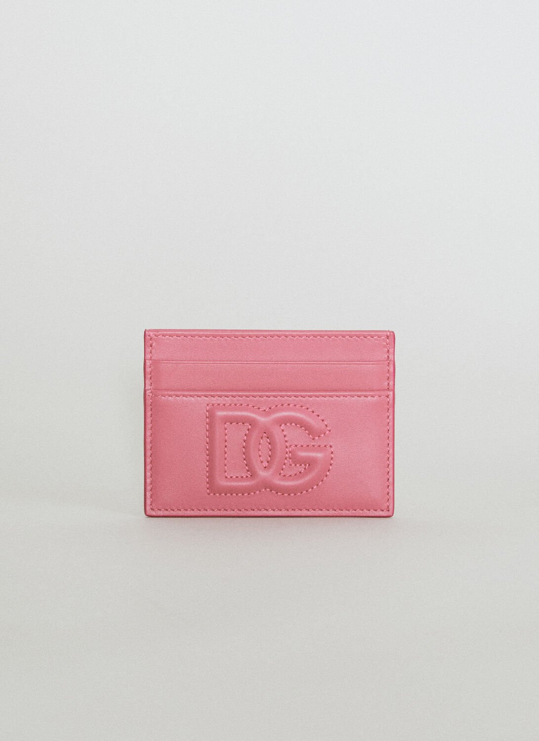 Dolce & Gabbana Logoed Cardholder In Pink