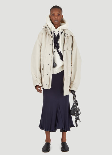JW Anderson 荷叶边下摆半裙 蓝 jwa0246010