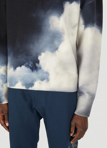 Alexander McQueen Cloud Dye 运动衫 深蓝 amq0149015