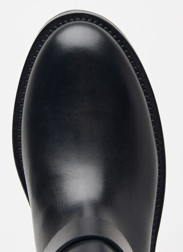 Saint Laurent River Leather Boots Black sla0257032