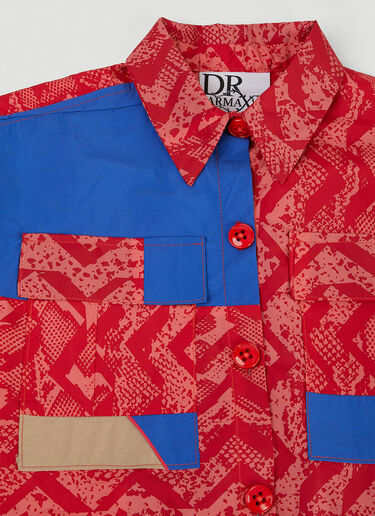 DRx FARMAxY FOR LN-CC x adidas Upcycled Multi Panel Shirt Red drx0345056