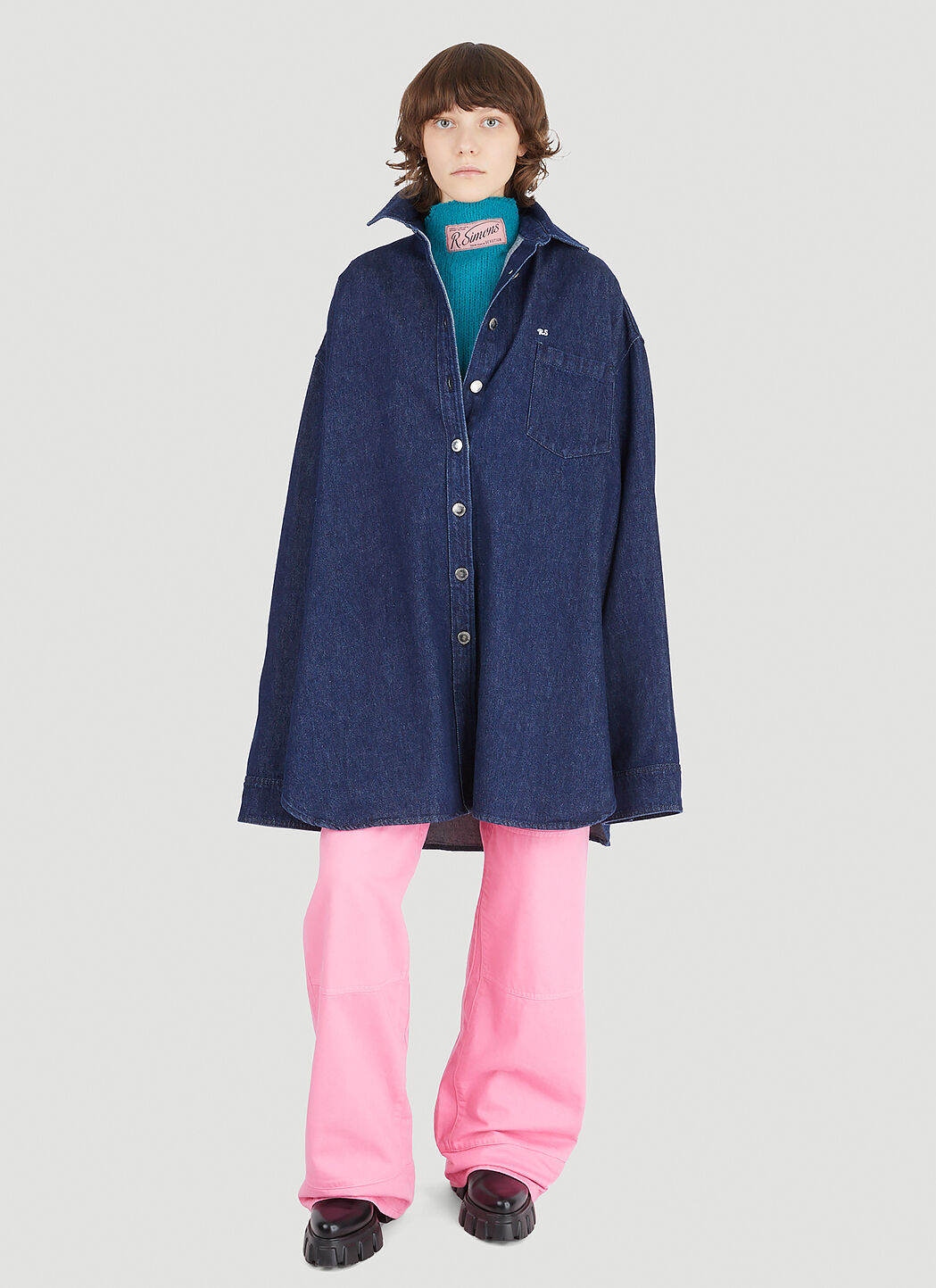 Raf simons blue sweater outlet
