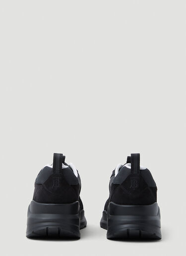 Burberry 绒面革运动鞋 黑色 bur0153037