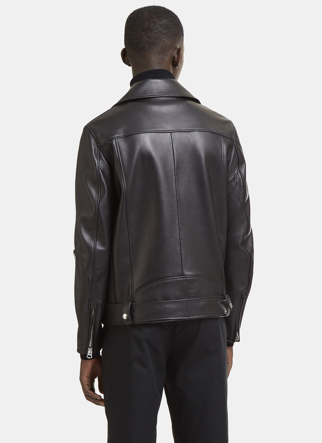 Acne studios nate clean leather outlet jacket