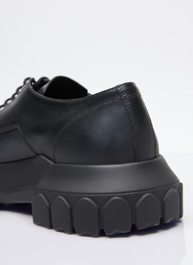 Lace-Up Bozo Tractor Shoes Rick Owens Lace-Up Bozo Tractor Shoes Black ric0155028