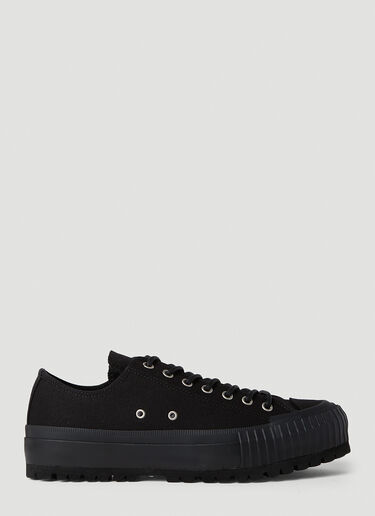 Yohji Yamamoto Vulcanised Canvas Sneakers Black yoy0152022