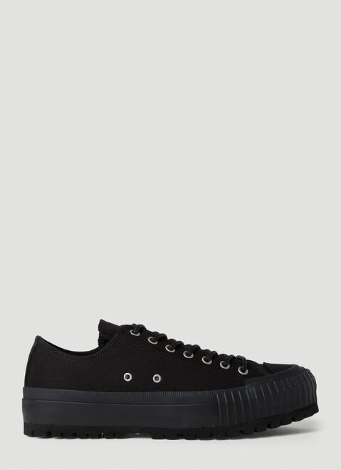 Yohji Yamamoto Vulcanised Canvas Sneakers Black yoy0154012
