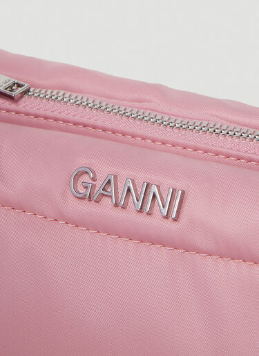 Pillow Baguette Shoulder Bag GANNI Pillow Baguette Shoulder Bag Pink gan0252054