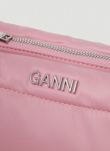 GANNI Pillow Baguette 单肩包 粉 gan0252054