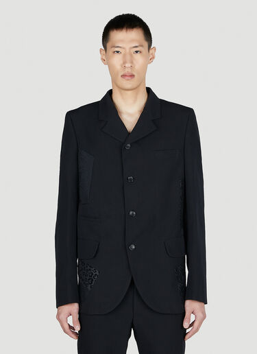 Comme Des Garçons Homme Plus Flocked Blazer Black hpl0152001