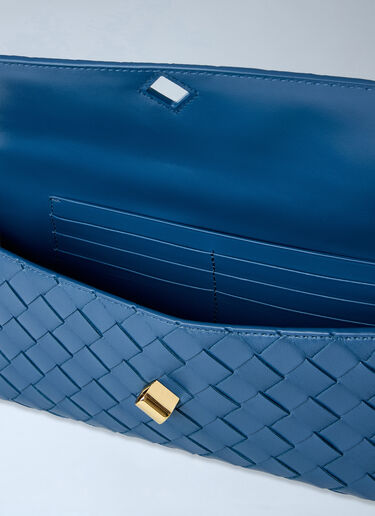 LN-CC® - Bottega Veneta: Long Andiamo Clutch - Blue Bottega Veneta Long Andiamo Clutch Blue bov0264009