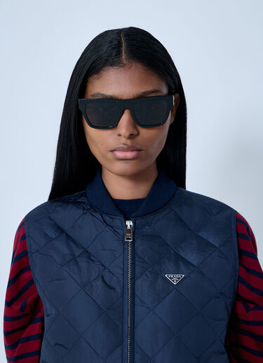 Rectangular Frame Sunglasses Prada Rectangular Frame Sunglasses Black lpr0362002