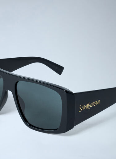 Logo Motif Sunglasses Saint Laurent Logo Motif Sunglasses Black sla0262060