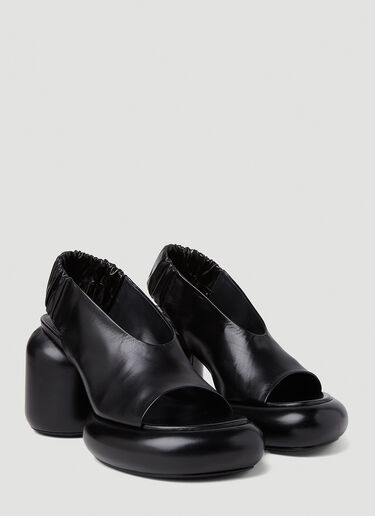 Jil Sander 粗跟鞋 黑色 jil0251040