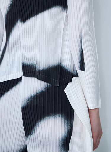 Issey Miyake Shadow Study Top White ism0261005