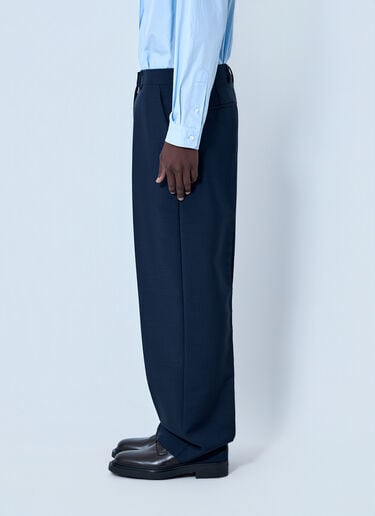 Miu Miu Tailored Wool Trousers Navy miu0164034