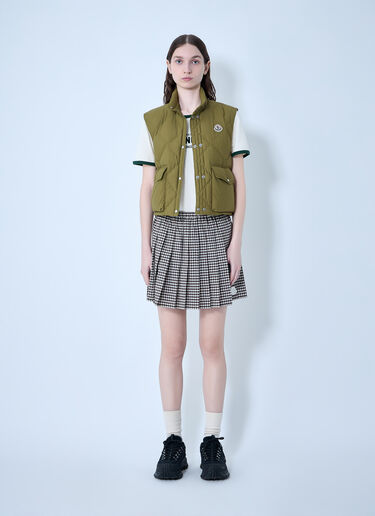 Moncler Biois Quilted Down Vest Green mon0264002