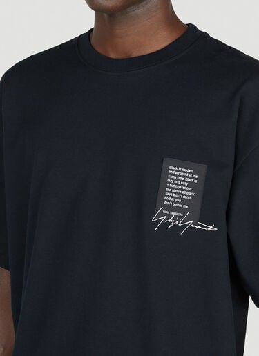 Yohji Yamamoto x New Era T-Shirt Black yoy0152001