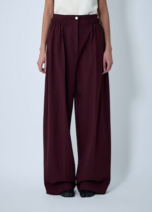 Sportmax Quito Pants Bordeaux spx0262007