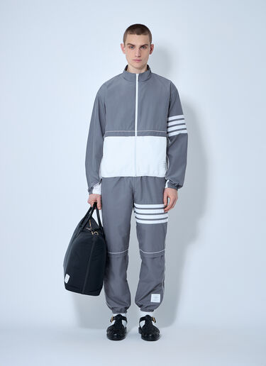Thom Browne Tonal Track Jacket Grey thb0160001