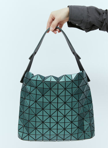 Bao Bao Issey Miyake 바게트 금속성 핸드백 그린 bao0255007