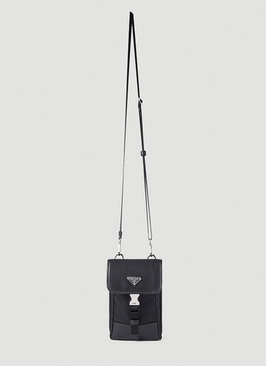 Re-Nylon Lanyard Phone Case Prada Re-Nylon Lanyard Phone Case Black pra0145047