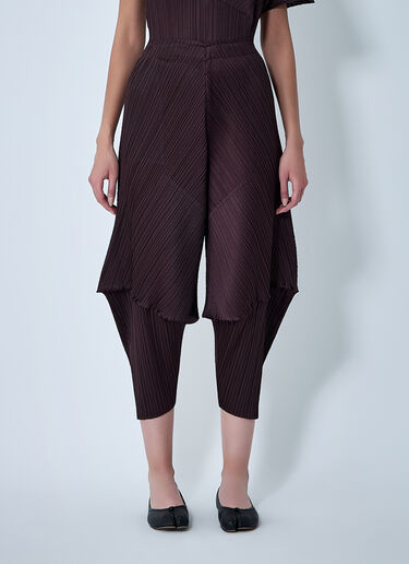 Pleated Pants Pleats Please Issey Miyake Pleated Pants Brown plp0262002