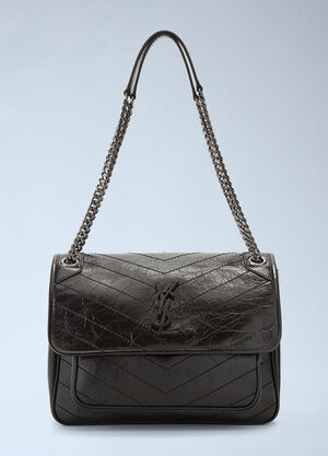 Saint Laurent Niki 中号单肩包 黑 sla0241061