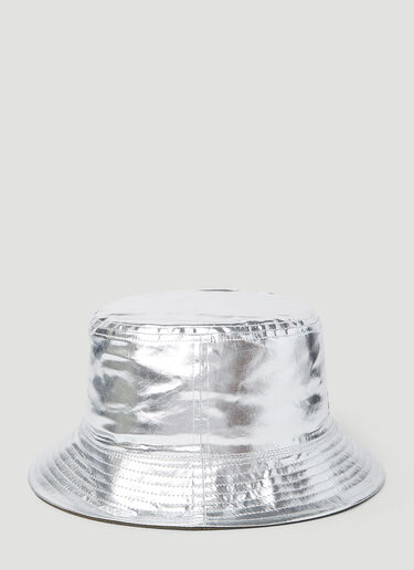 Rabanne Metallic Bucket Hat Silver pac0253033