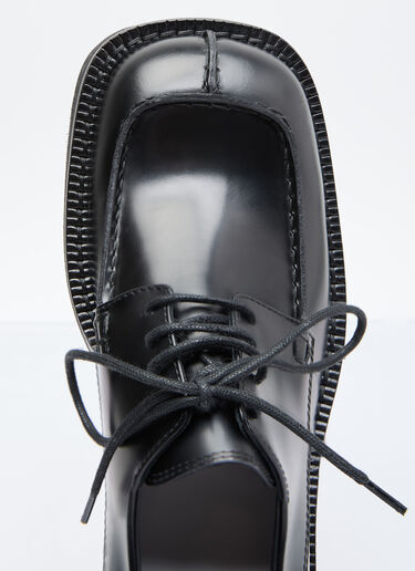 MM6 Maison Margiela Split Toe Lace-Up Shoes Black mmm0155013