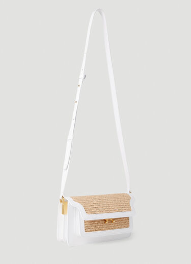 Marni Raffia Trunk 单肩包 白 mni0251046