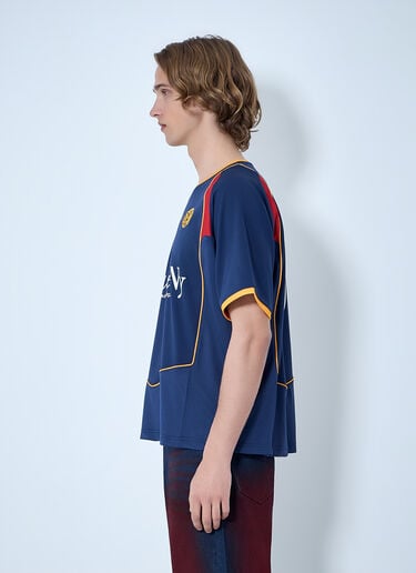 Awake NY Unisphere Warm Up T-Shirt Blue awk0164009