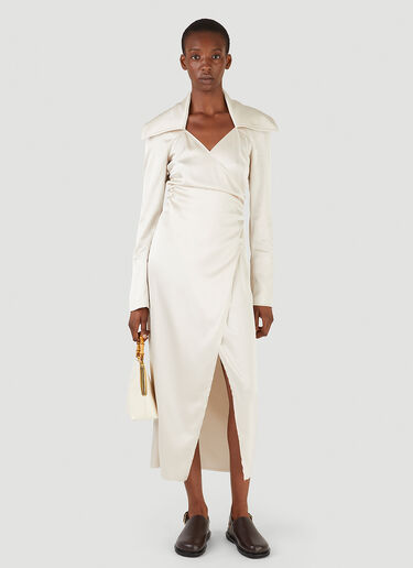 Nanushka Lanza Dress White nan0245004